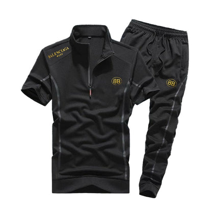 Men's sports collar style Balencia track suit for men