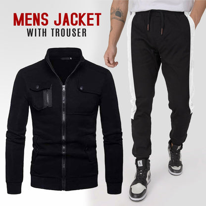 MEN'S Jacket and Trouser with side panel (Patchwork)