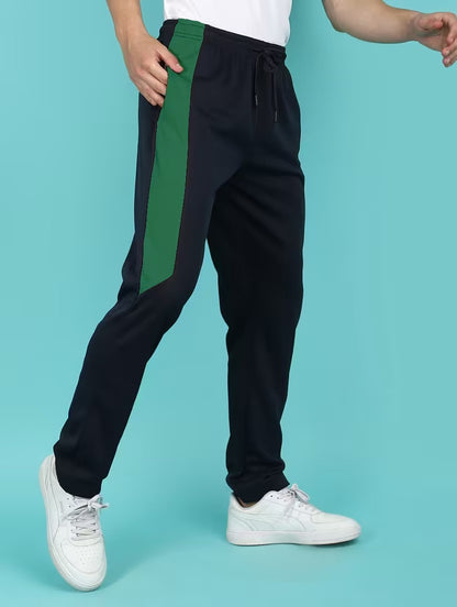 Men's Slim Fit Track Pants - Side Stripe Comfort for Active Lifestyle